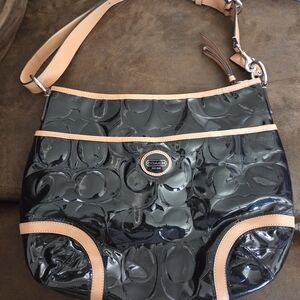 Coach Black and Tan Women's Bag